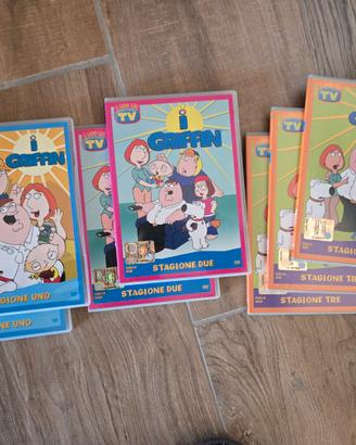 Lotto DVD Griffin e varie tema auto