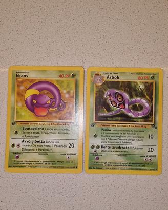 Originali 1Ed Ekans FO 46 / 62 Arbok 31 / 62 ITA