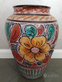 Vaso grande Orcio Giara Portaombrelli dec a mano