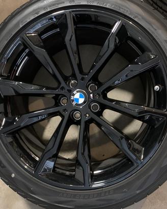 4 CERCHI BMW X3 BLACK ORIGINALI