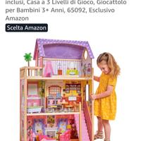 casa delle bambole in legno