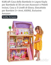 casa delle bambole in legno