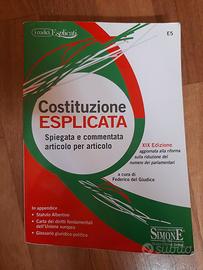 Costituzione Esplicata XIX edizione 