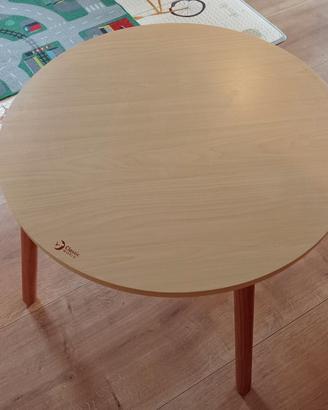 Tavolino in legno rotondo Città del Sole