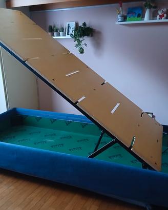 Letto singolo con contenitore 