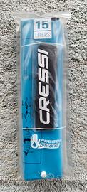 Sacca impermeabile Cressi Dry Bag 15L nuova