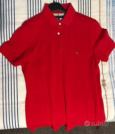 Polo Tommy Hilfiger - rosso scuro