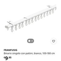 Binari per tende  - Ikea - 6 pezzi.