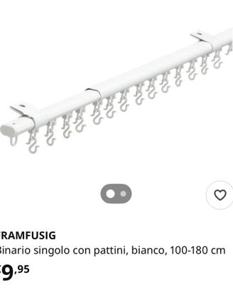 Binari per tende  - Ikea - 6 pezzi.