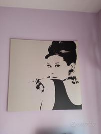 canvas di Audrey Hepburn