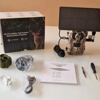 fototrappola con sim 4g e pannello solare (nuova)