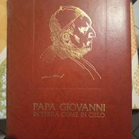 libro copertina in pelle Papa Giovanni