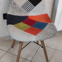 4 sedie patchwork