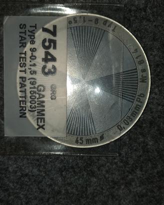Gammex 7543 star teat pattern radiologia