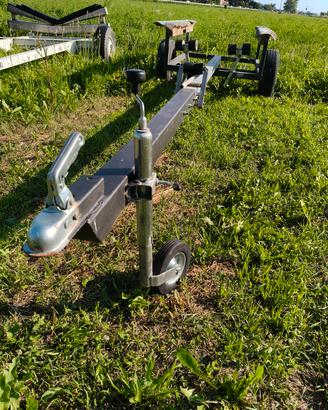 carrello da cantiere per barca