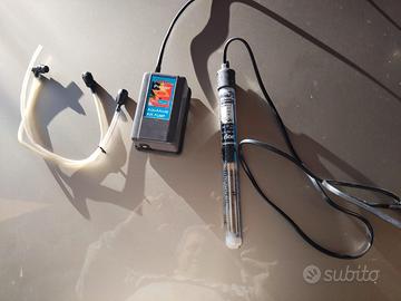 Pompa e riscaldatore acquario