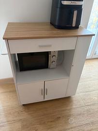 Carrello/Isola per cucina con ruote  82x88x46cm