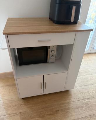 Carrello/Isola per cucina con ruote  82x88x46cm