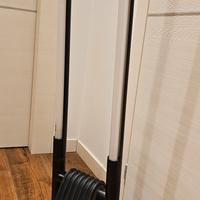 Lampada Flu di Rodolfo Bonetto da parete  nera