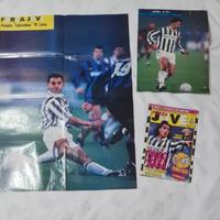 Rivista Forza Juve 1996 + 2 poster doppia faccia