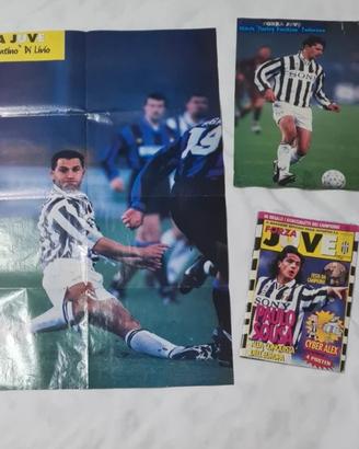 Rivista Forza Juve 1996 + 2 poster doppia faccia