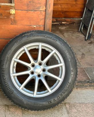 Cerchi e gomme Range rover evoque