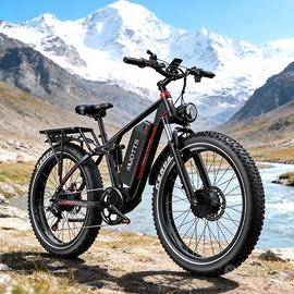 E-Bike Bici Elettrica DOPPIO MOTORE Duotts S26