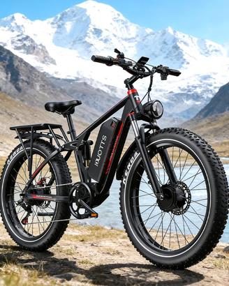 E-Bike Bici Elettrica DOPPIO MOTORE Duotts S26