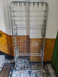 Brandina letto singolo pieghevole a rete metallica