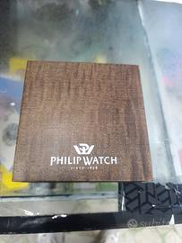 scatola Philip Watch per orologi in legno compl