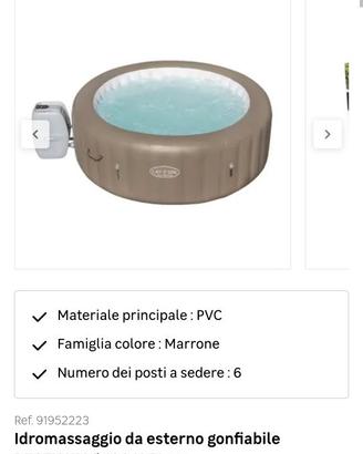 Vasca idromassaggio per esterno
