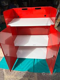 Armadietto e fornello camping