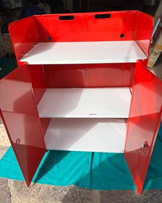 Armadietto e fornello camping