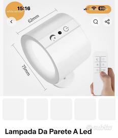 Lampada da parete a led