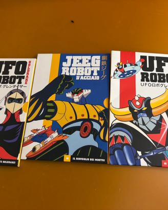 Lotto tre cofanetti ufo robot goldrake