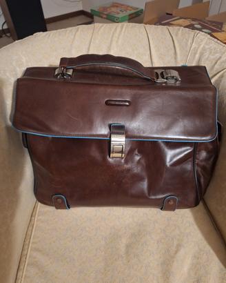 borsa, cartella, in pelle Piquadro