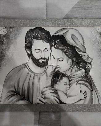 Quadro con disegno stampato