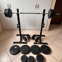 Attrezzatura palestra con dischi