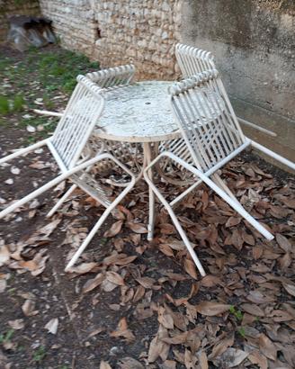 Set sedie giardino