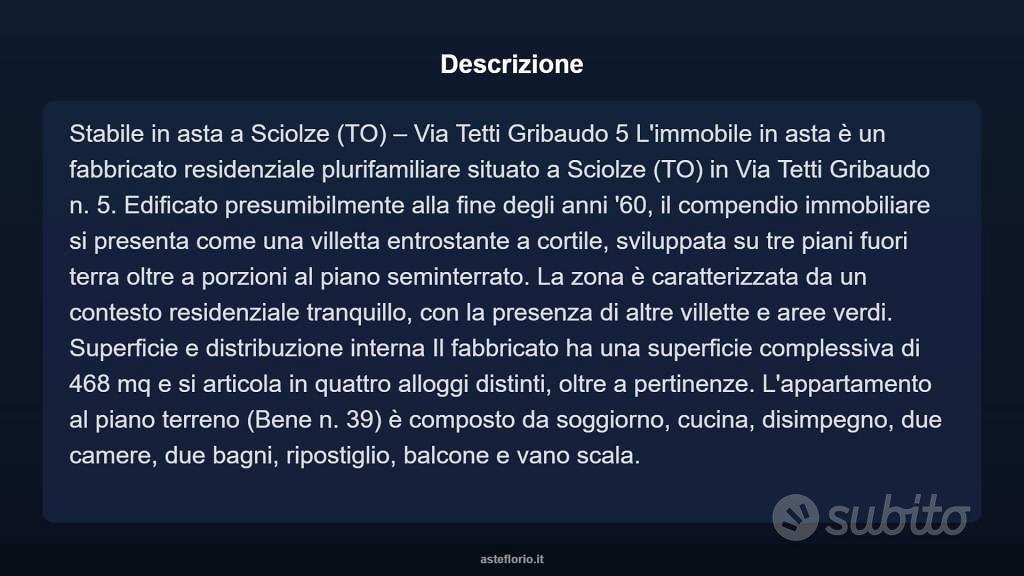 Appartamento – Sciolze, Regione Curlando - Vista 4