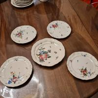 Serie N° 5 piatti Fratelli Vitali   ceramica Vecc