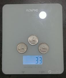 500 Lire Caravelle – ⚖️Lotto da 33 g – Argento 835