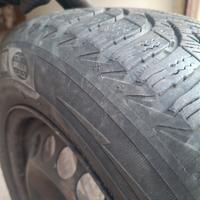 4 Gomme michelin + cerchi in ferro 