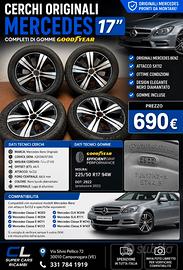 CERCHI IN LEGA ORIGINALI MERCEDES BENZ 17”
