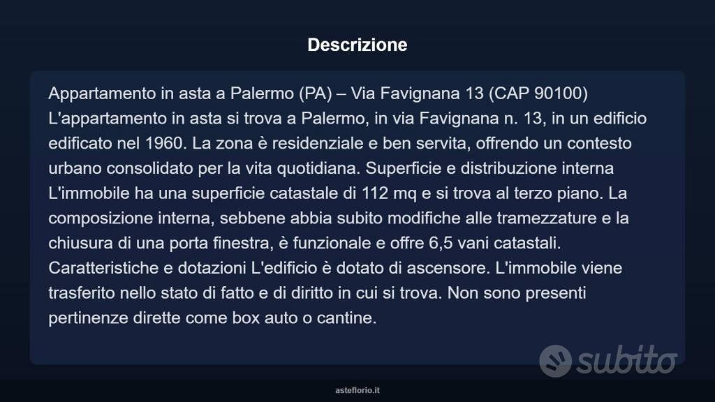 Appartamento – Palermo, IV Circoscrizione - Vista 5