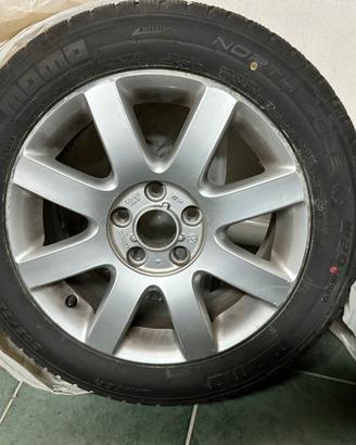 Cerchi in lega + gomme invernali Golf 5 205/55/16