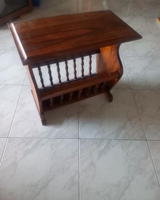 porta riviste l e tavolinetto egno
