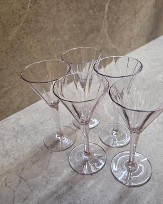 Set 5 Bicchieri Vintage Liquore/Grappa