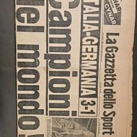Gazzetta dello Sport 12 luglio 1982