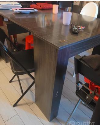 Tavolo consolle allungabile antracite – 50 €